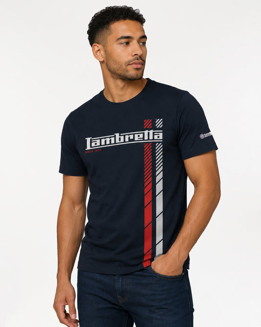 Fade Racing Stripe Tee