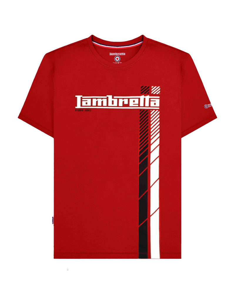 Fade Racing Stripe Tee