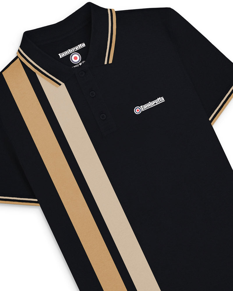 Vertical Stripe Polo