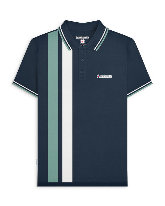Vertical Stripe Polo