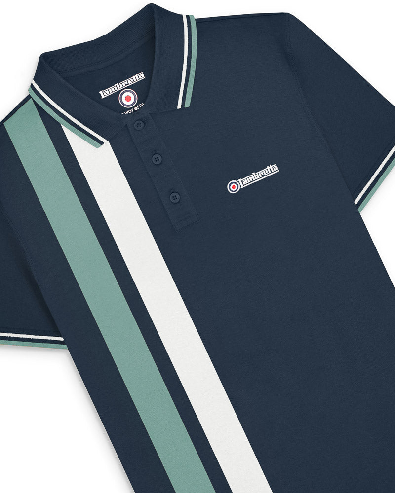 Vertical Stripe Polo