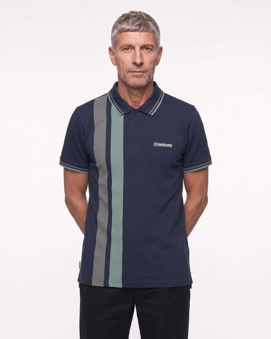 Vertical Stripe Polo