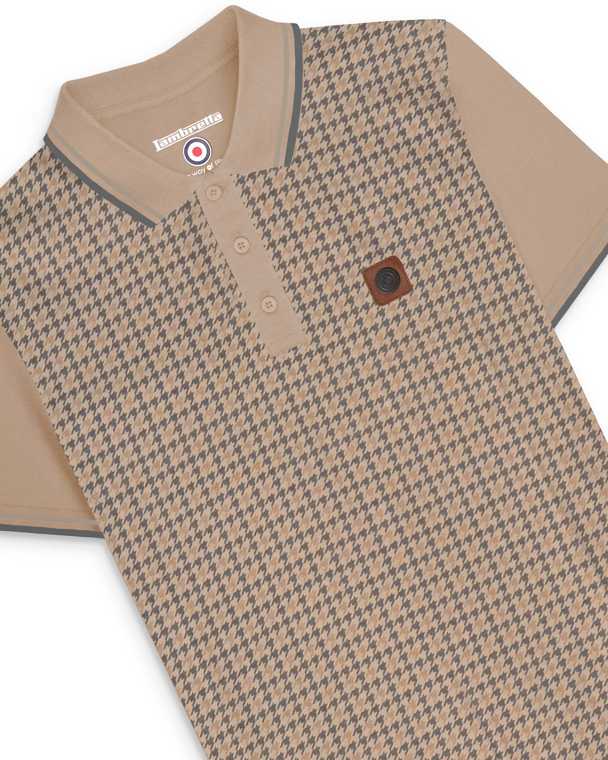 Houndstooth Polo