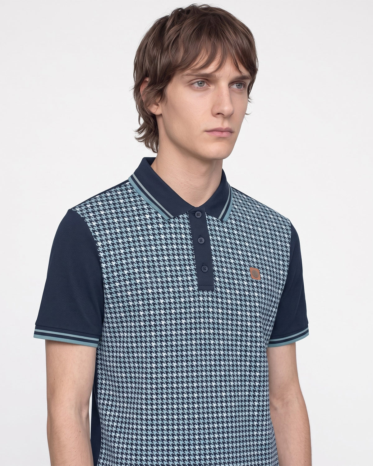 Houndstooth Polo