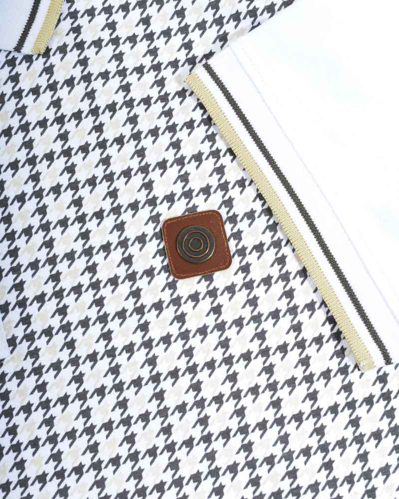 Houndstooth Polo