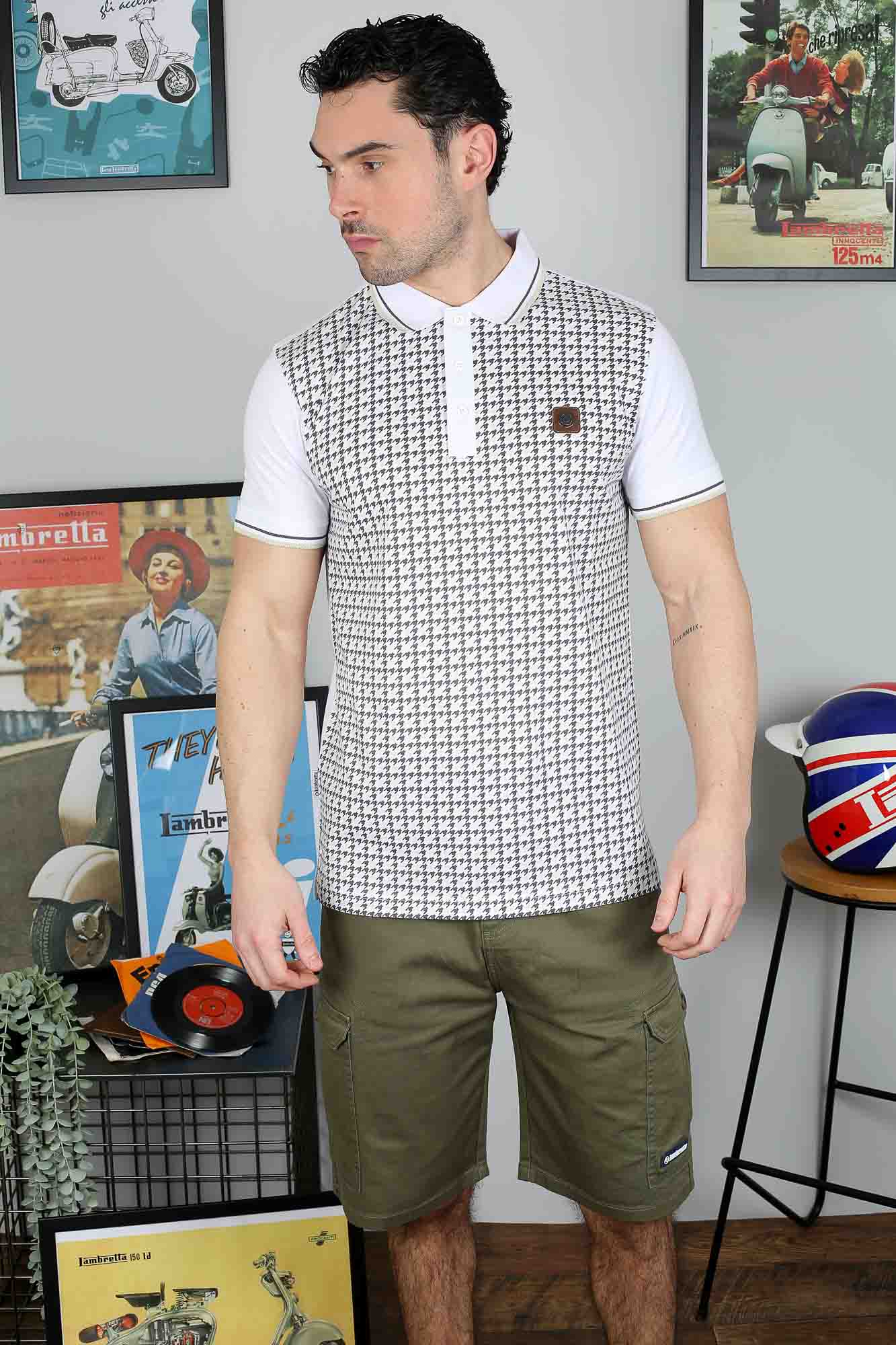 Houndstooth Polo