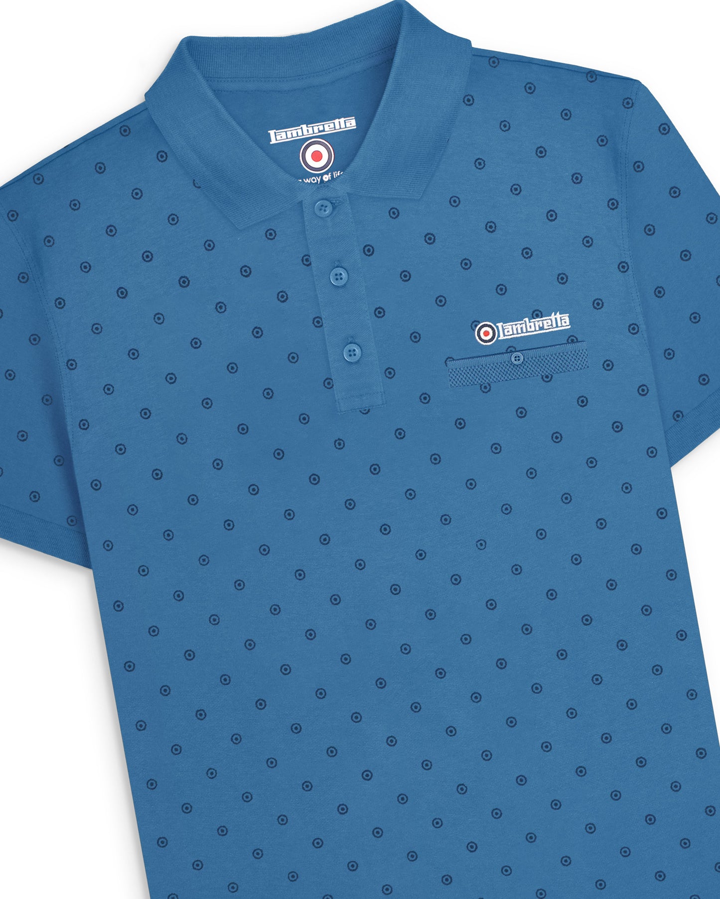 Target AOP Premium Polo