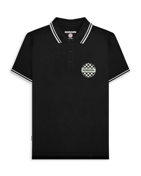 Two Tone Badge Polo