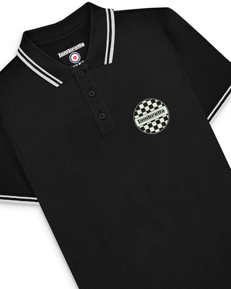 Two Tone Badge Polo