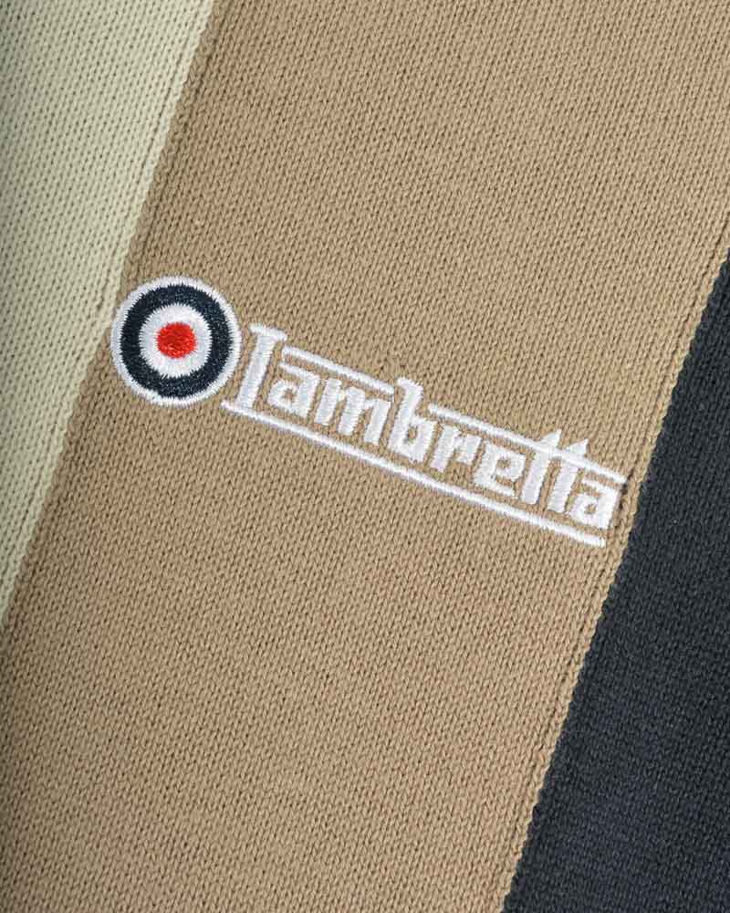 Vertical Stripe Knitted Polo