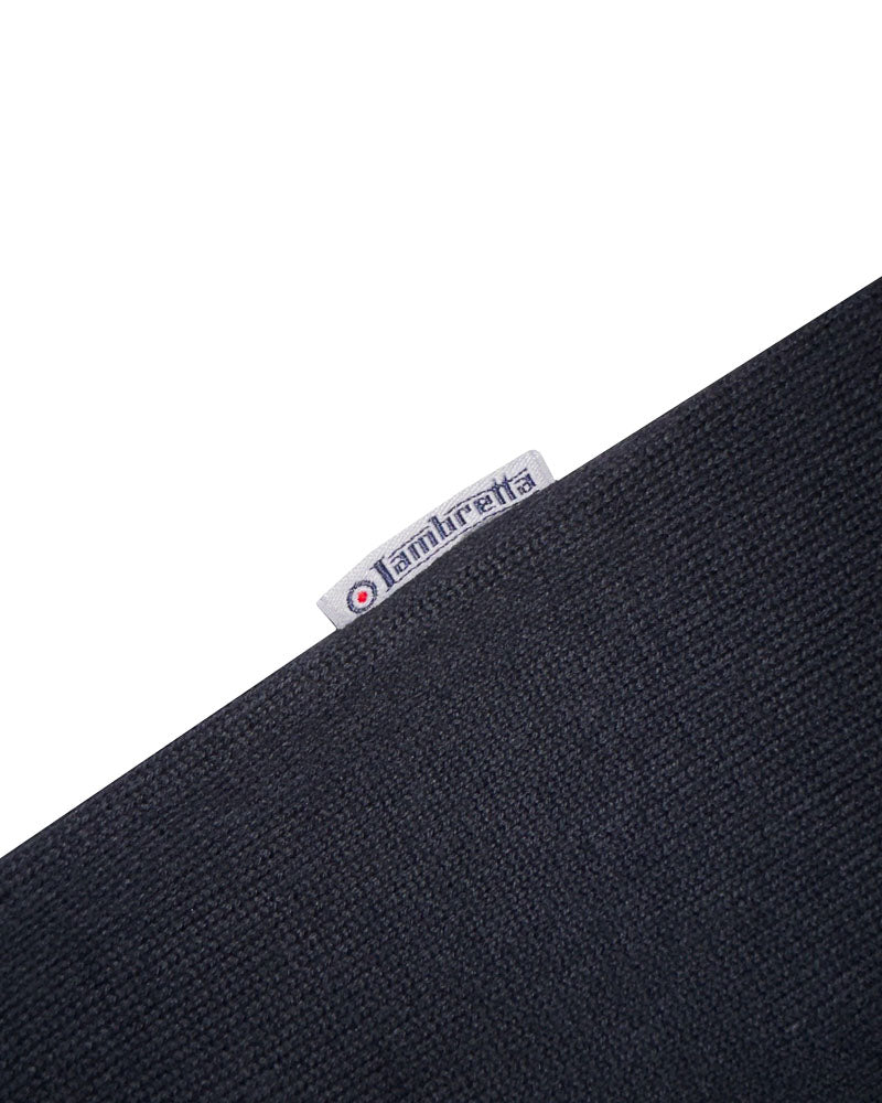 Vertical Stripe Knitted Polo