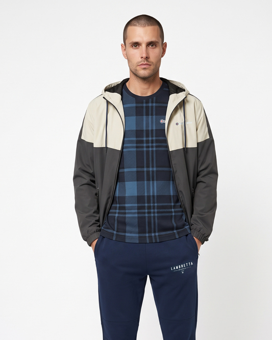 Contrast Panel Jacket