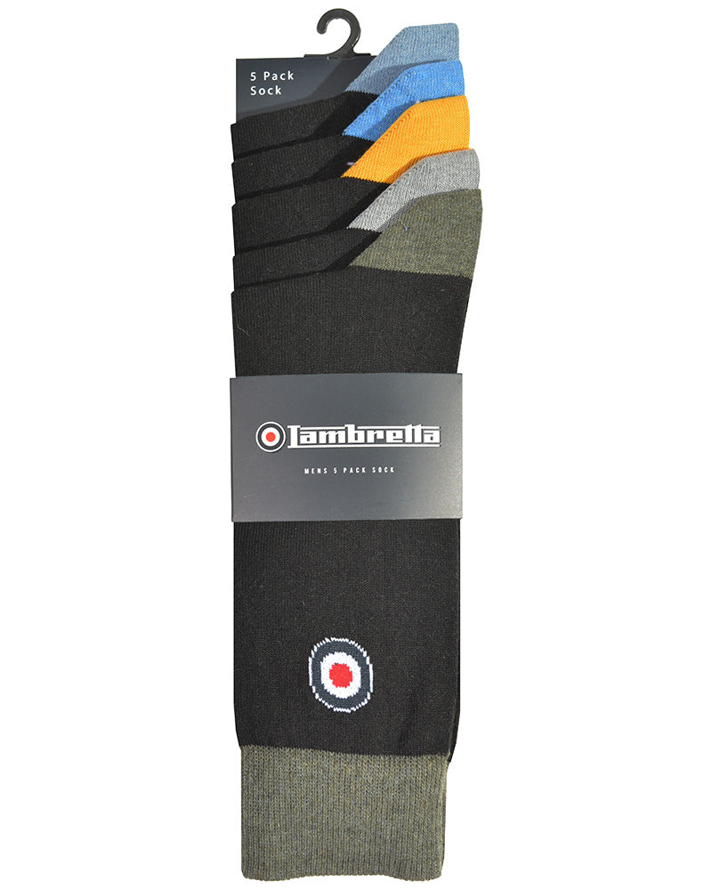 5 Pack Classic Sock