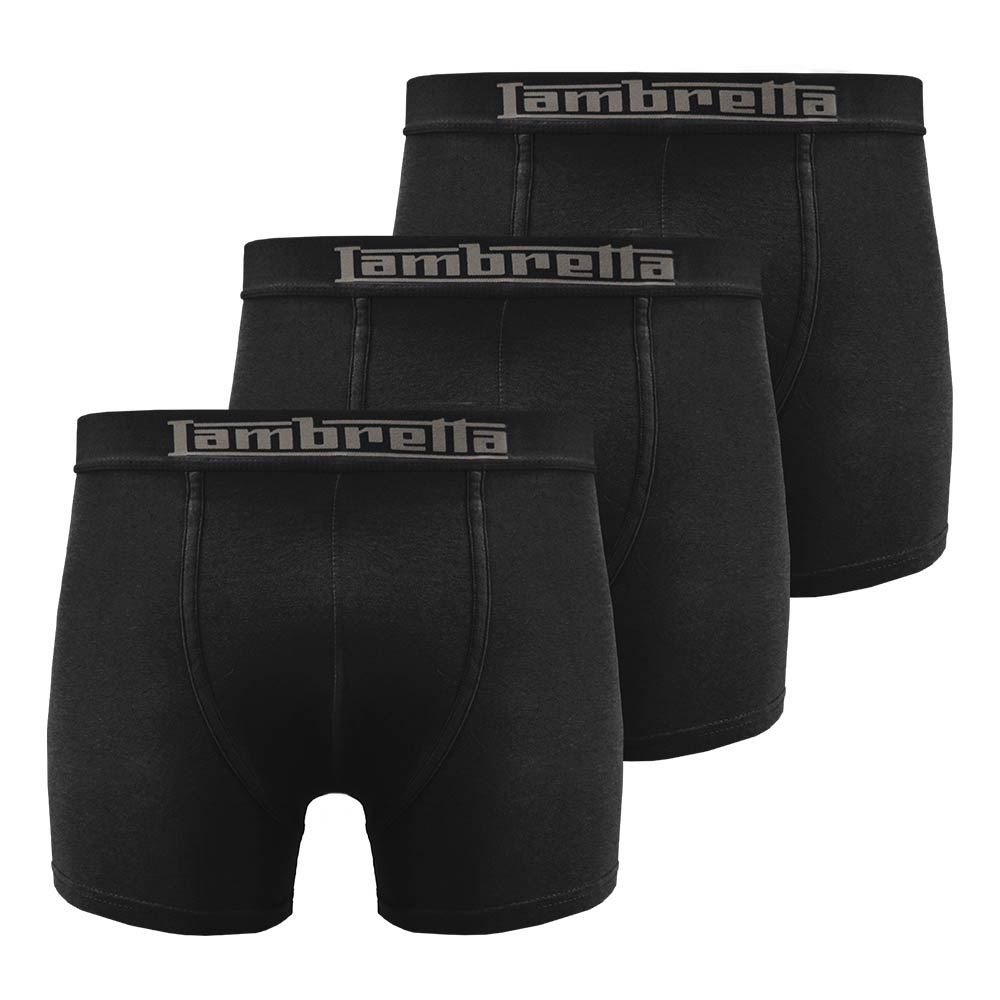 3Pk boxer Black-M - Lambretta Clothing